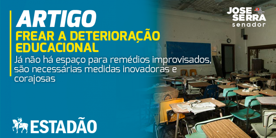 Frear a deterioração educacional